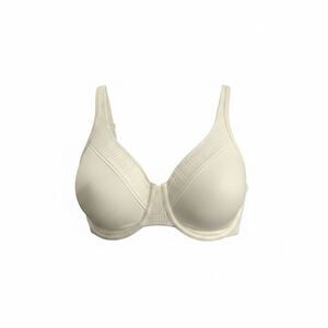 Playtex White Full Coverage Bra Size 42C Underwire Unlined Adjustable Strap